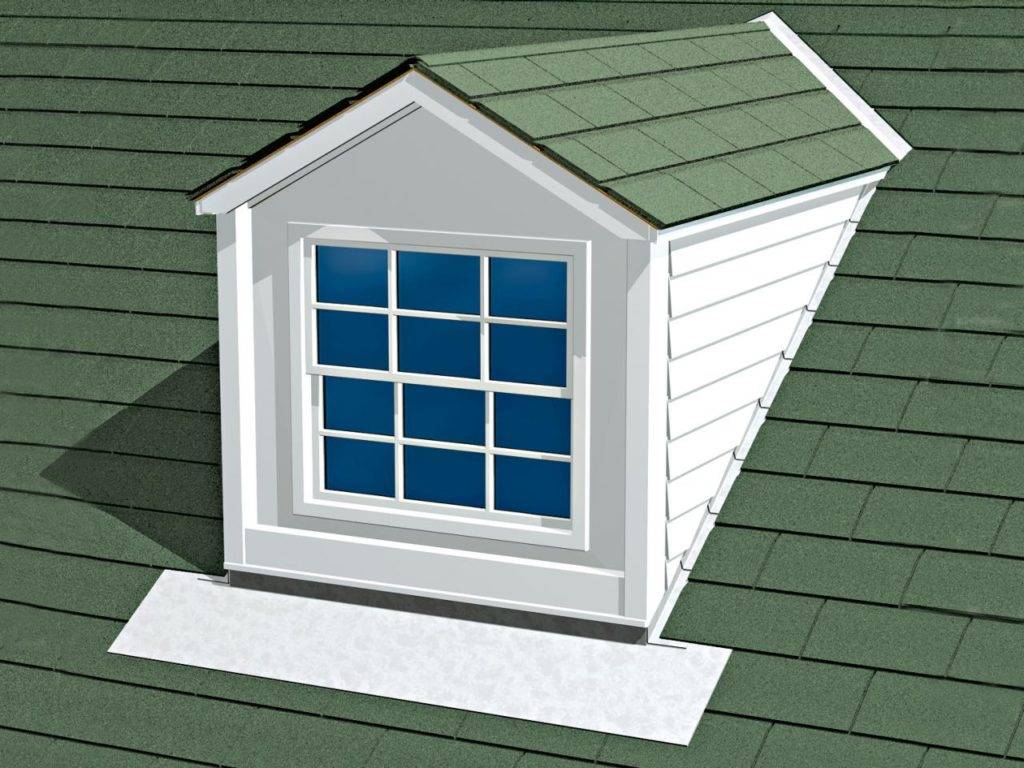 Слуховые окна на крыше: их назначение и виды конструкций