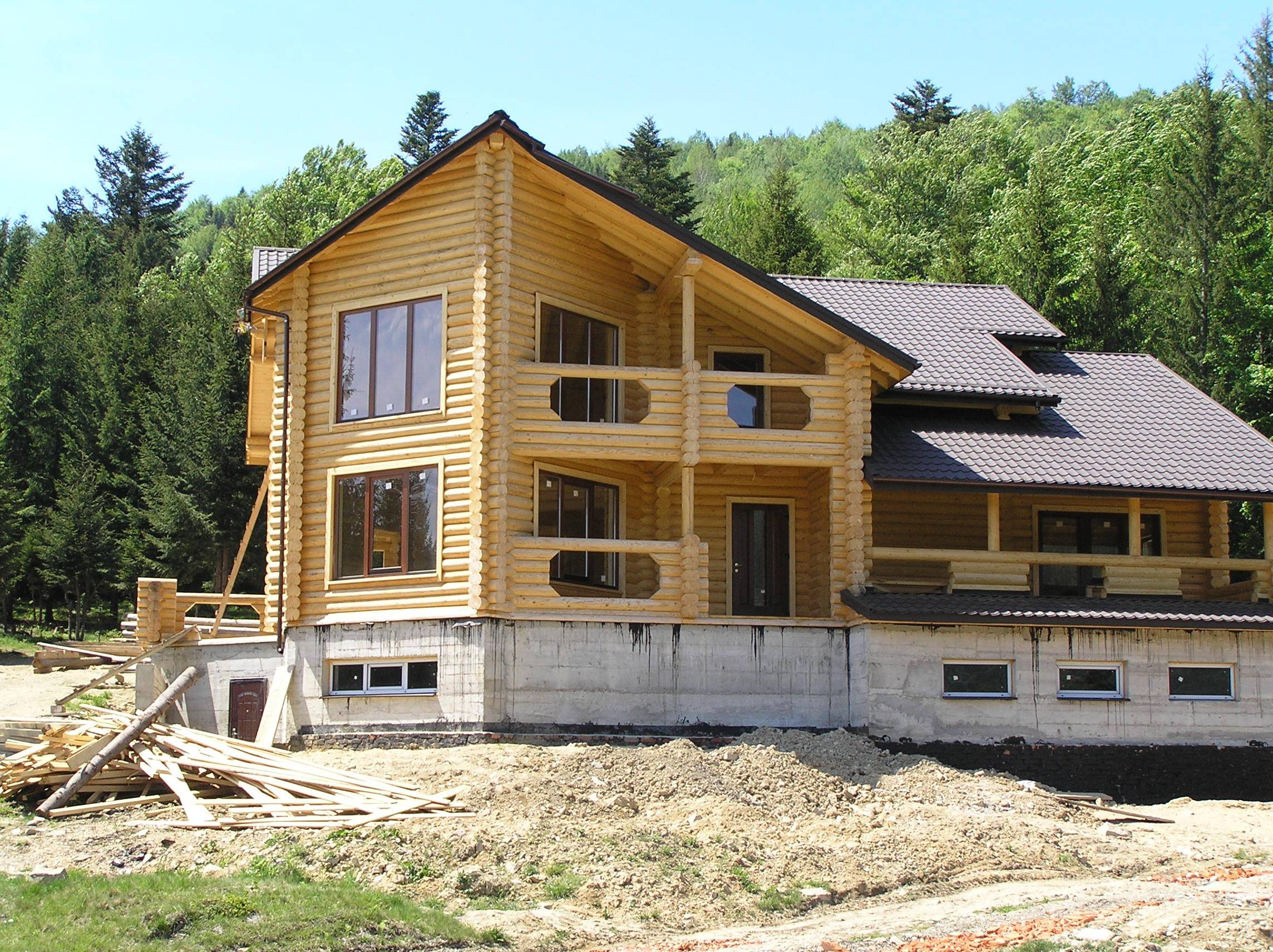 Строительство домов из калиброванного бруса