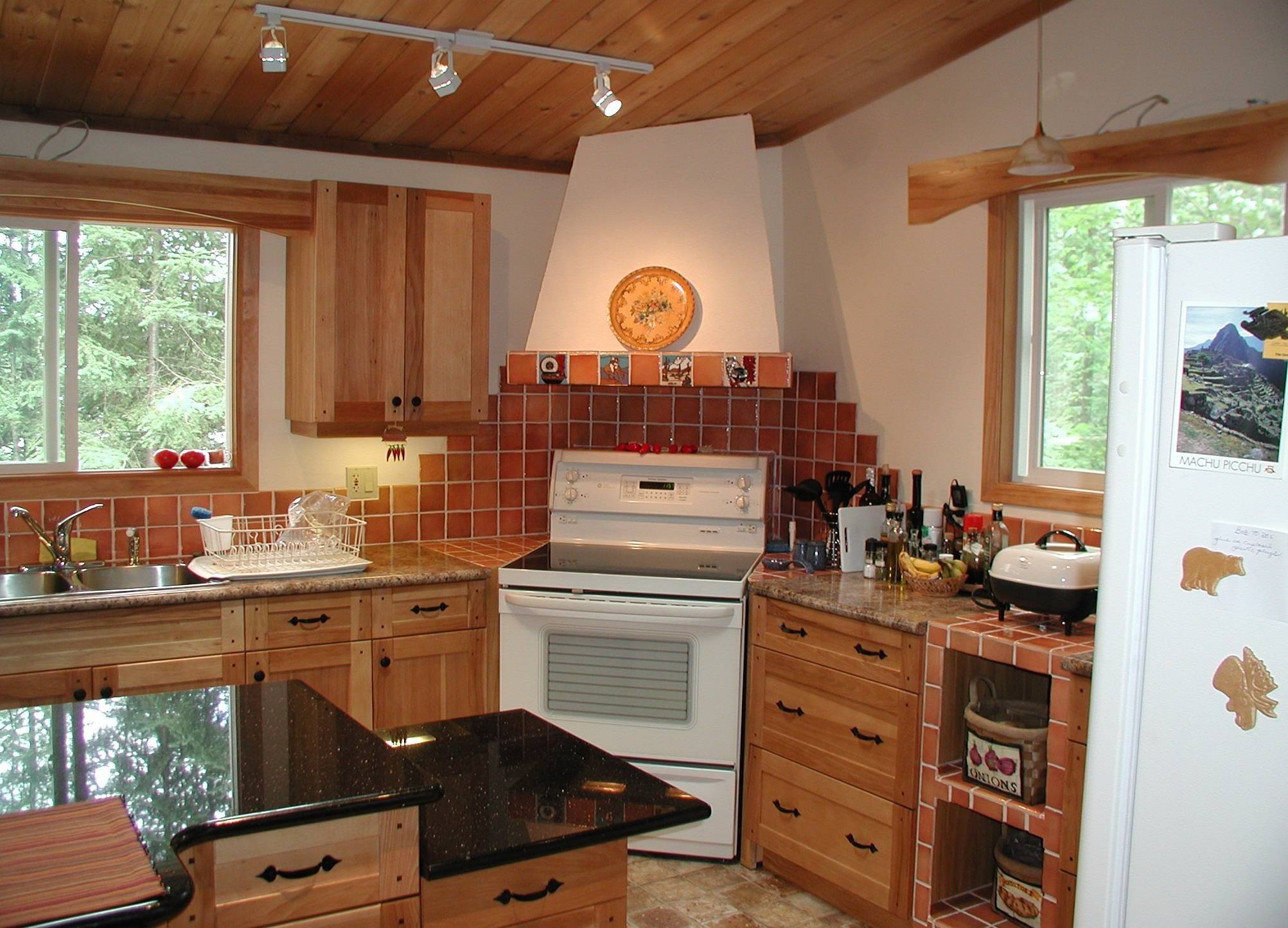 Обзор кухни в каркасном доме: варианты отделки интерьера и дизайн- обзор +видео