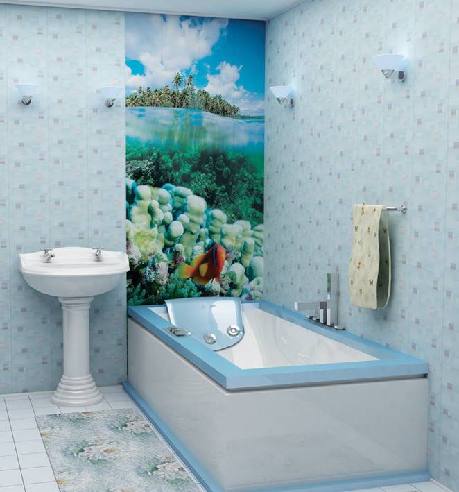 Отделка ванной комнаты пластиковыми панелями: инструкции