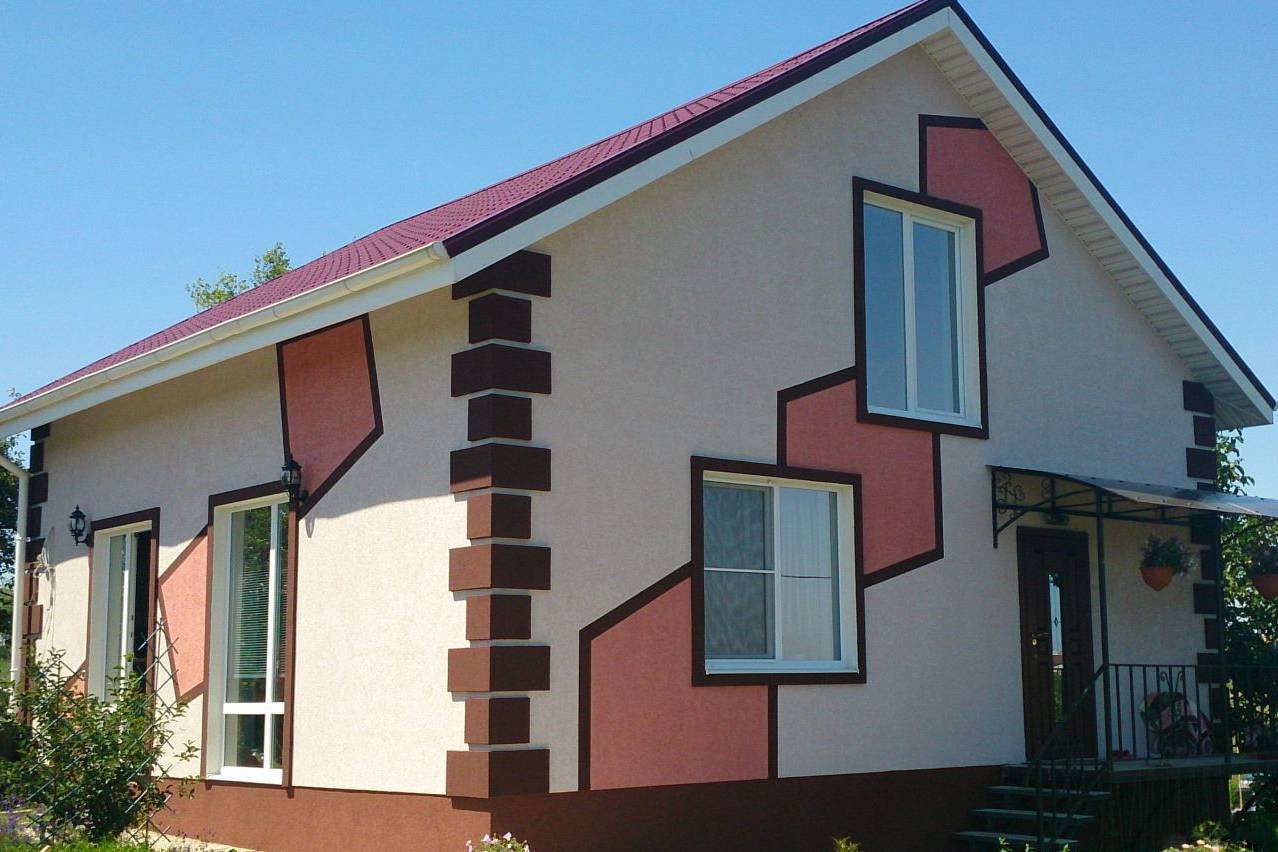 Фасад дома короед и клинкерная плитка: отделка частного дома