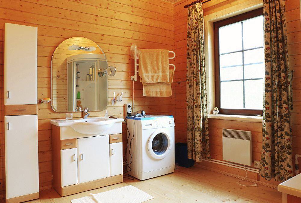 Ванная комната в каркасном доме: дизайн, фото, как лучше сделать, чем отделать