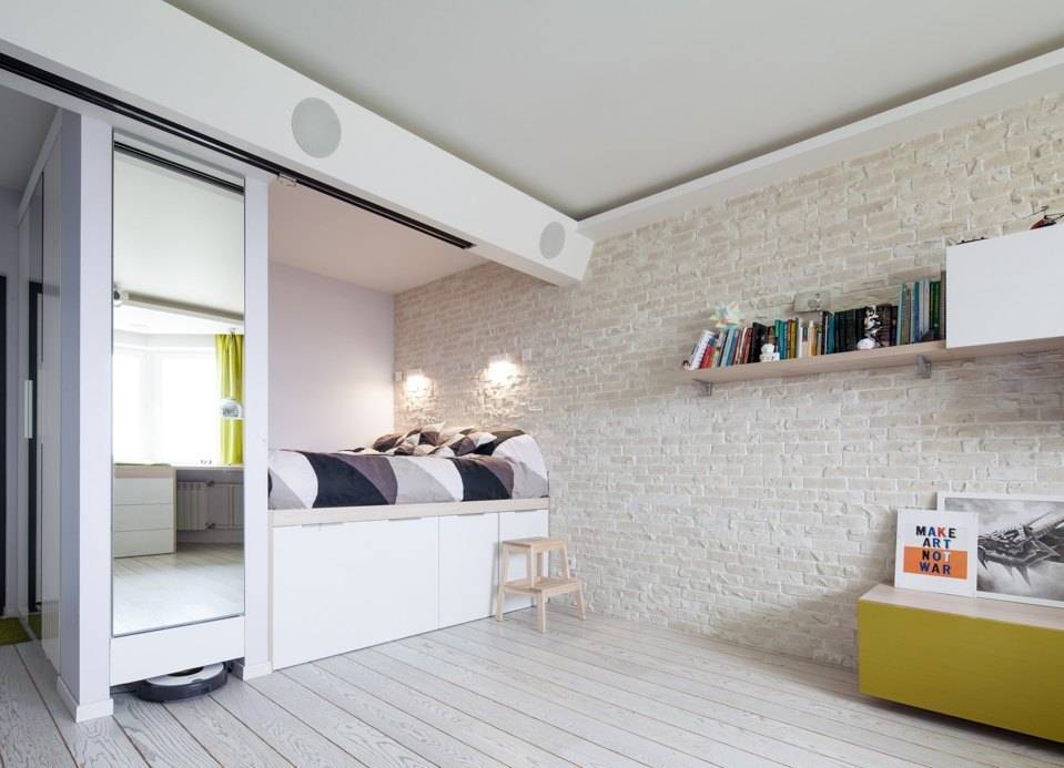 Варианты дизайна комнат с нишами в однокомнатных квартирах