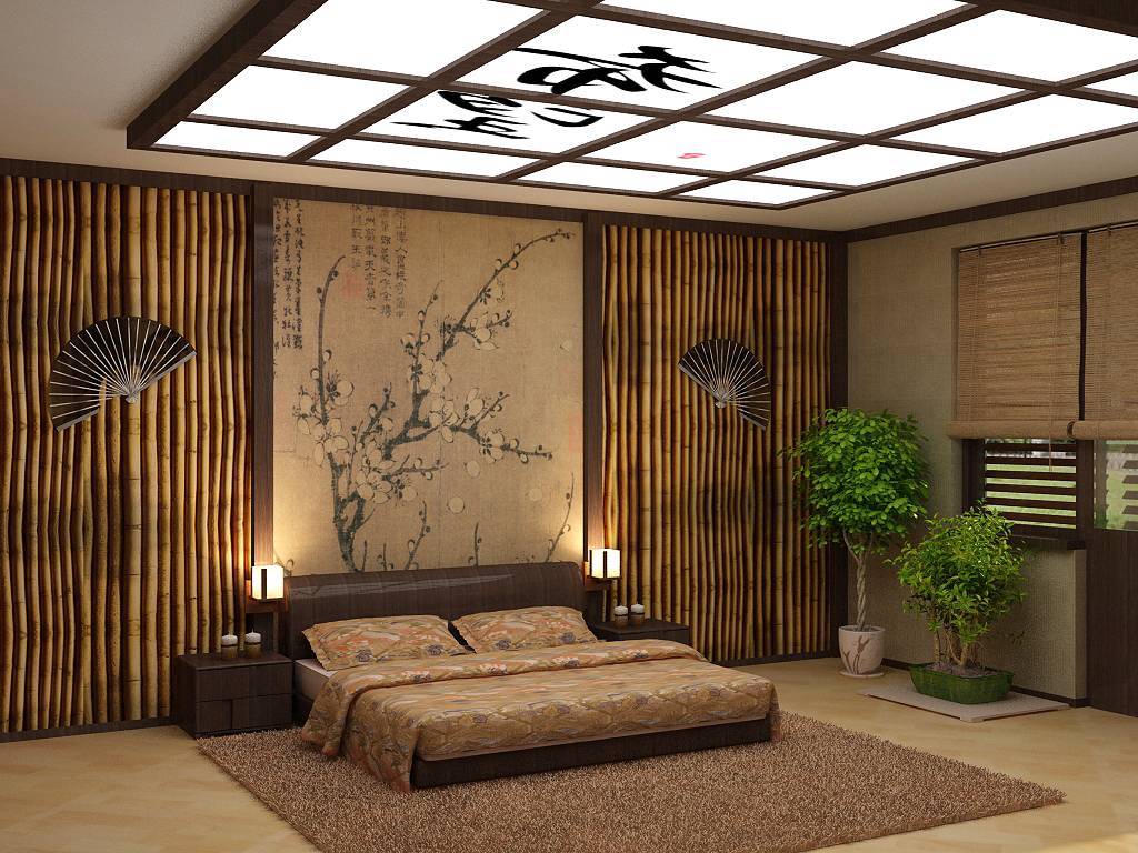 Дизайн спальни в японском стиле или интерьер в китайском варианте по фен шуй