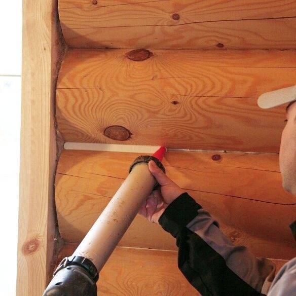 Делаем теплый шов для деревянного дома своими руками