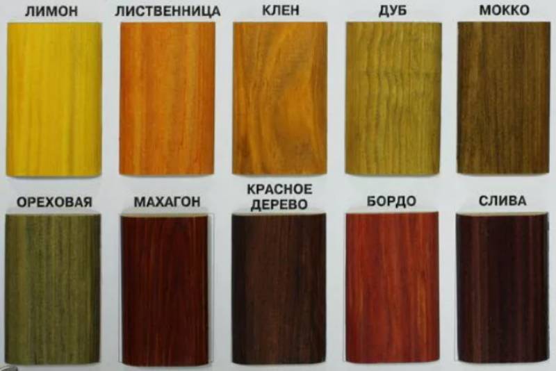 Как сделать морилку для дерева: состав, какие цвета выбрать и на водной основе? какая лучше для чего нужна