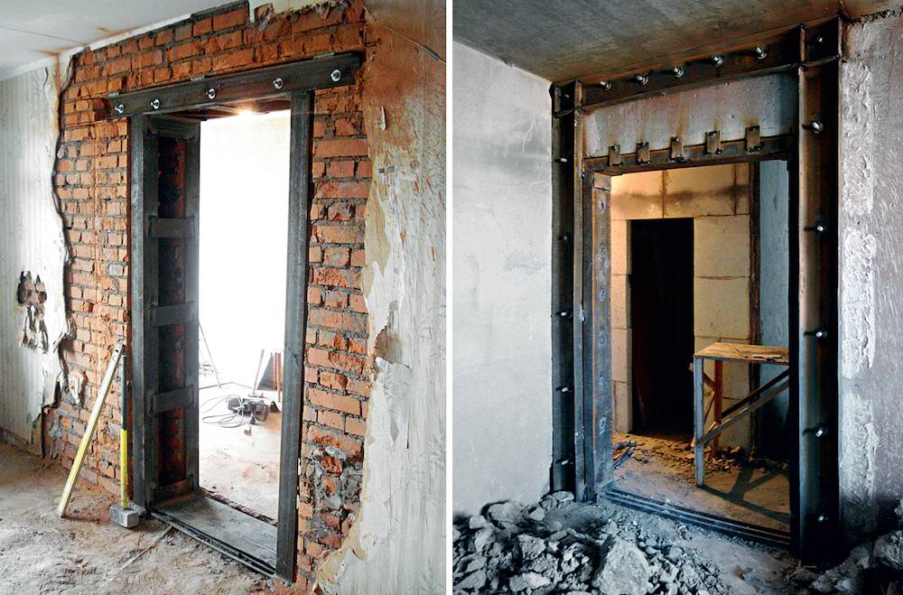 Дверной проем в несущей стене - необходимые инструменты и схемы | онлайн-журнал о ремонте и дизайне