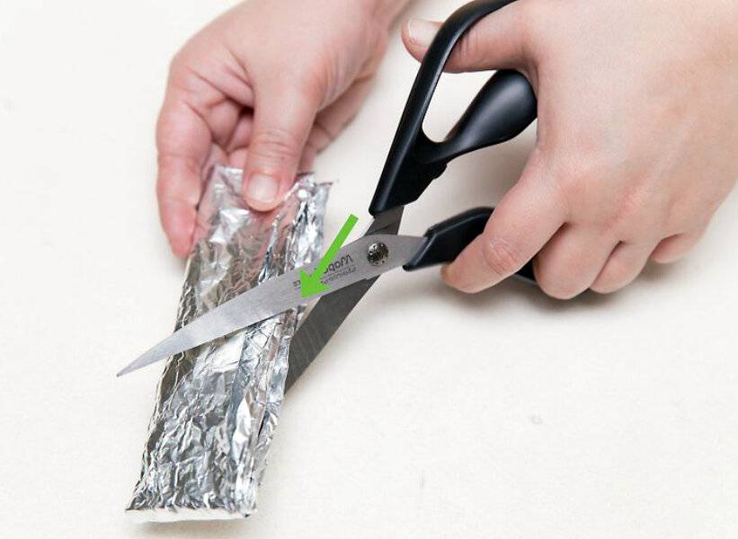 Как за несколько секунд сделать ножницы острыми