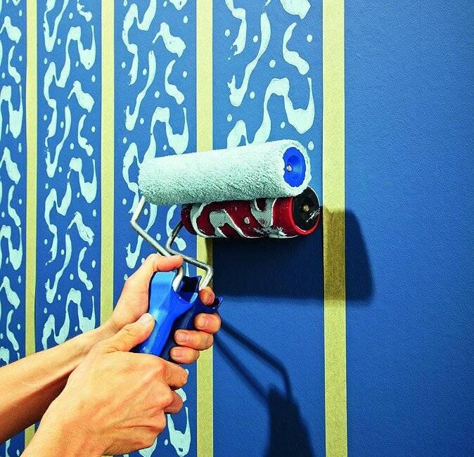 Акриловая краска для стен виды и способы применения