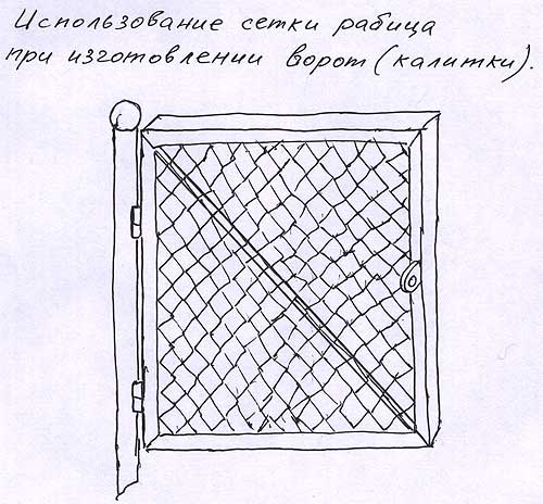 Как сделать забор для дачи из сетки рабица своими руками