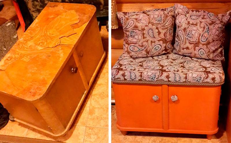 Переделка старой мебели своими рукам – фото до и после, инструкции +видео