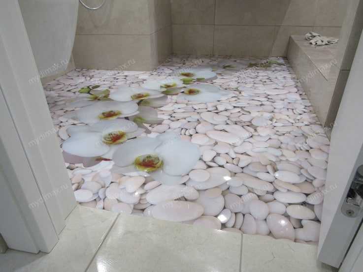 Наливной пол в ванной комнате - преимущества, недостатки и особенности