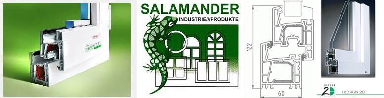 Оконный профиль salamander streamline. профиль саламандер стримлайн