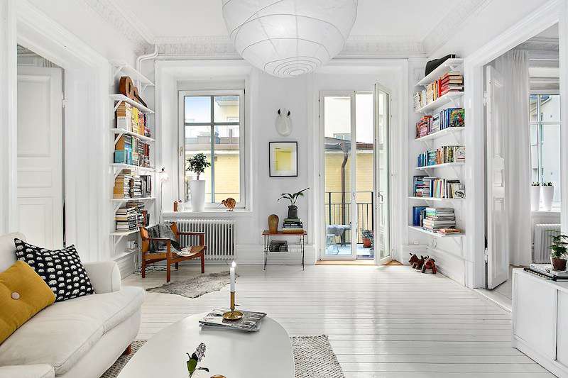 Скандинавский стиль в интерьере загородного дома из бруса, дизайн интерьера квартиры (90+ фото) | фото