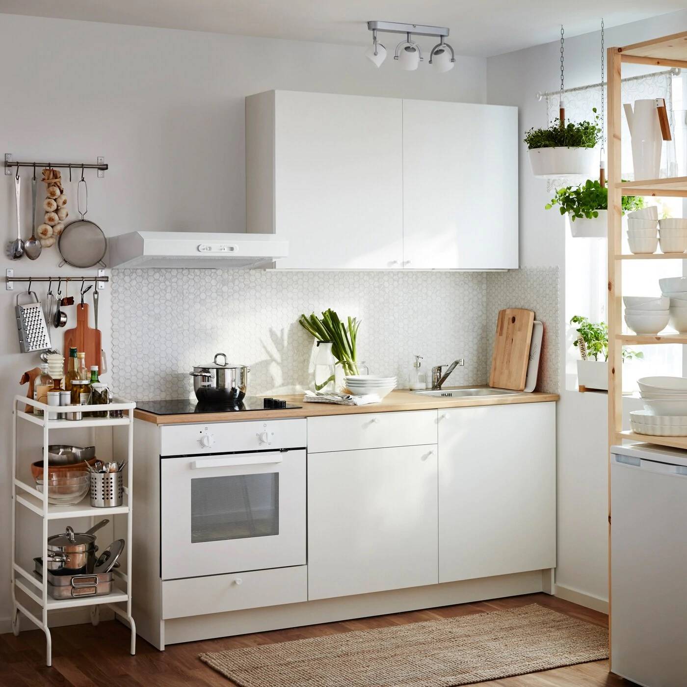 Белая кухня – 70 фото, 7 идей дизайна и практические советы