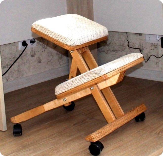 Делаем самодельный коленный стул — доступное средство для правильной осанки