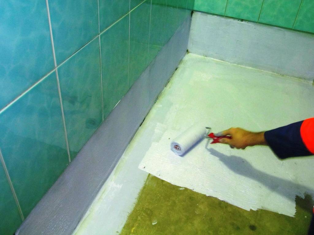 Гидроизоляция ванного помещения под плитку