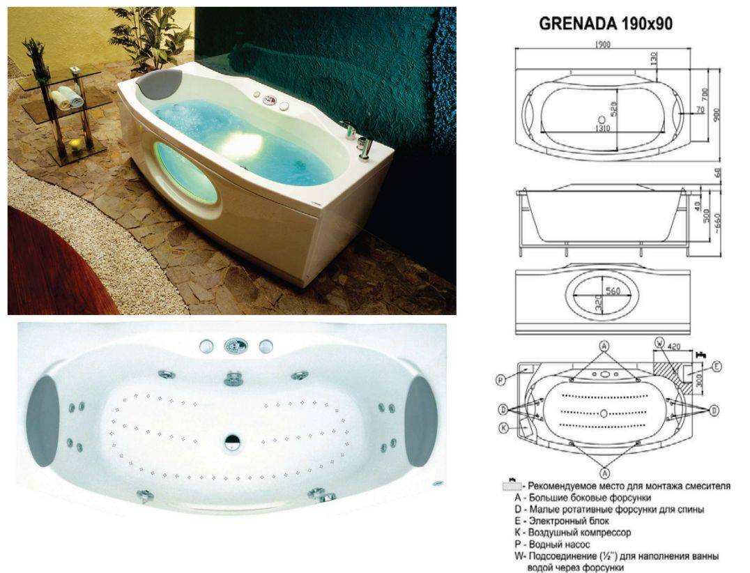 Лучшие гидромассажные ванны рейтинг: фото, характеристики, цены, отзывы