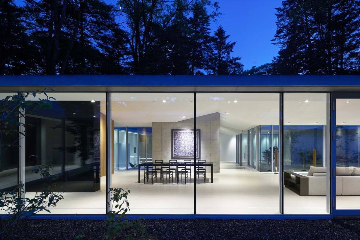 Дом из стекла и металла. проекты домов с панорамными окнами