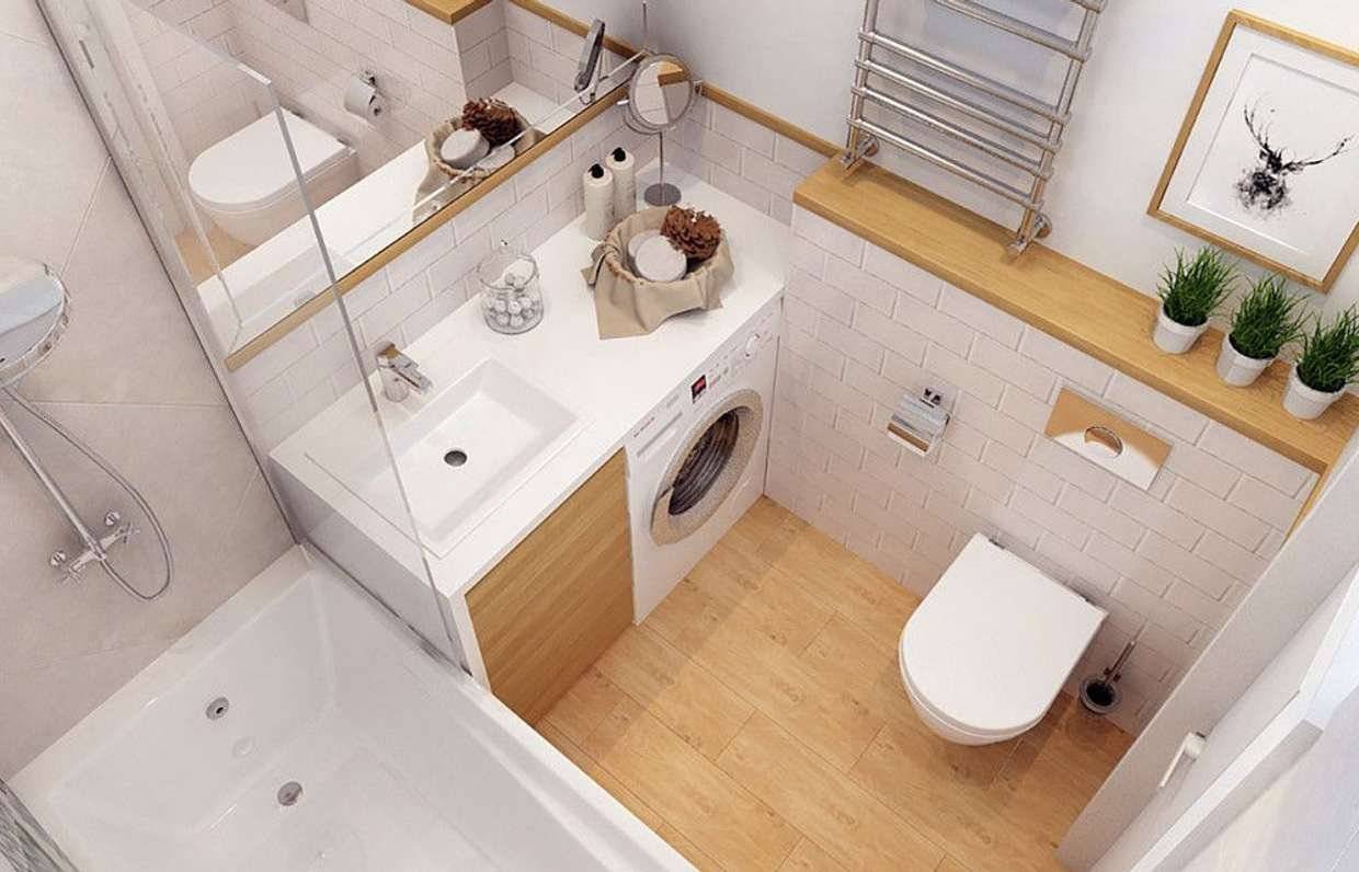 Варианты дизайна маленьких ванных комнат