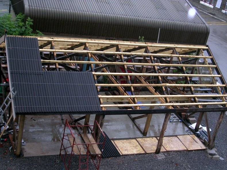 Ремонт крыши гаража своими руками - правила замены покрытия