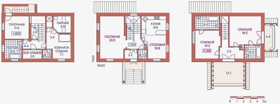 Выбираем лучшую планировку двухэтажного дома - расположение комнат и коммуникаций