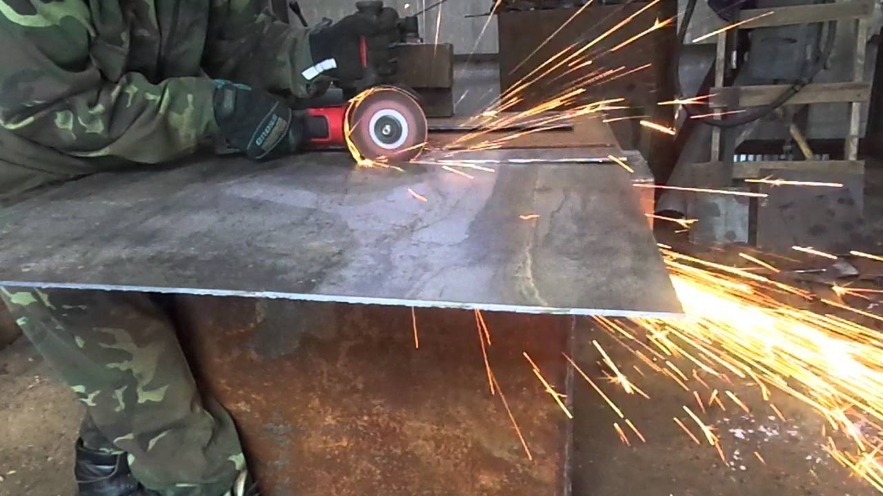 Как правильно резать металл болгаркой » изобретения и самоделки