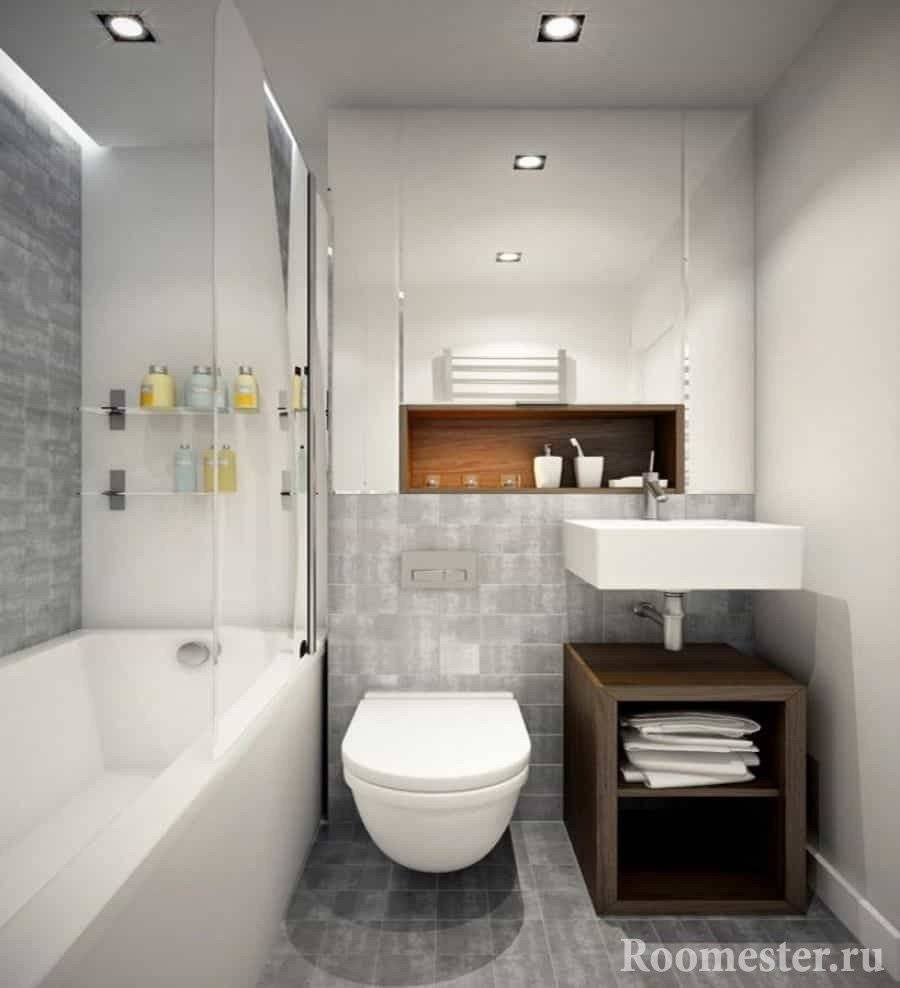 60 идей ванной комнаты совмещенной с туалетом