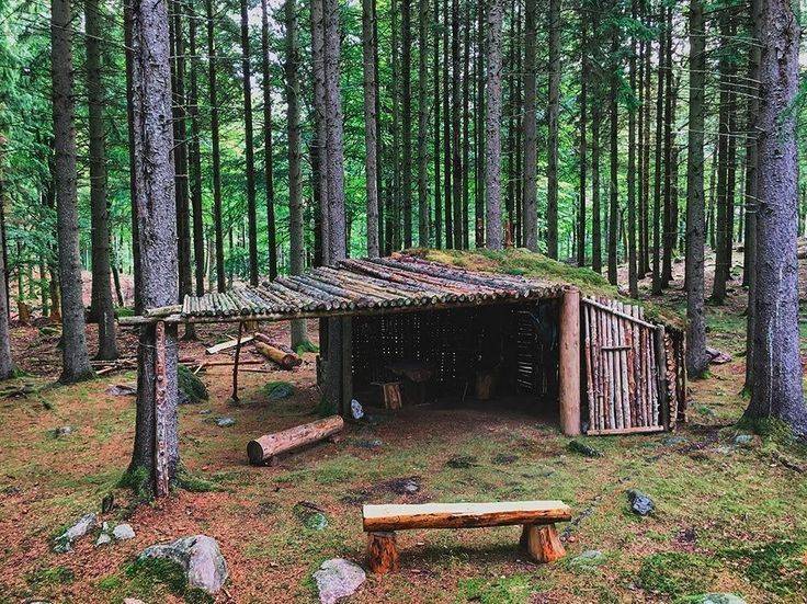 Инструкция, как построить землянку в лесу с печкой своими руками