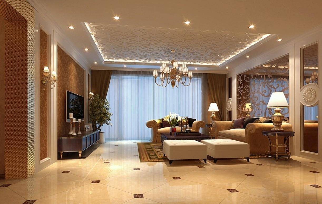 Освещение в гостиной: типы освещения, разновидности источников света