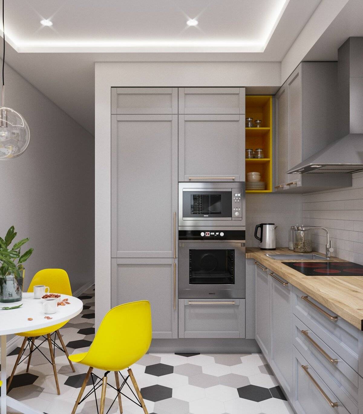 Дизайн кухни 8,8 кв. м. идеи дизайна квадратной и прямоугольной кухни