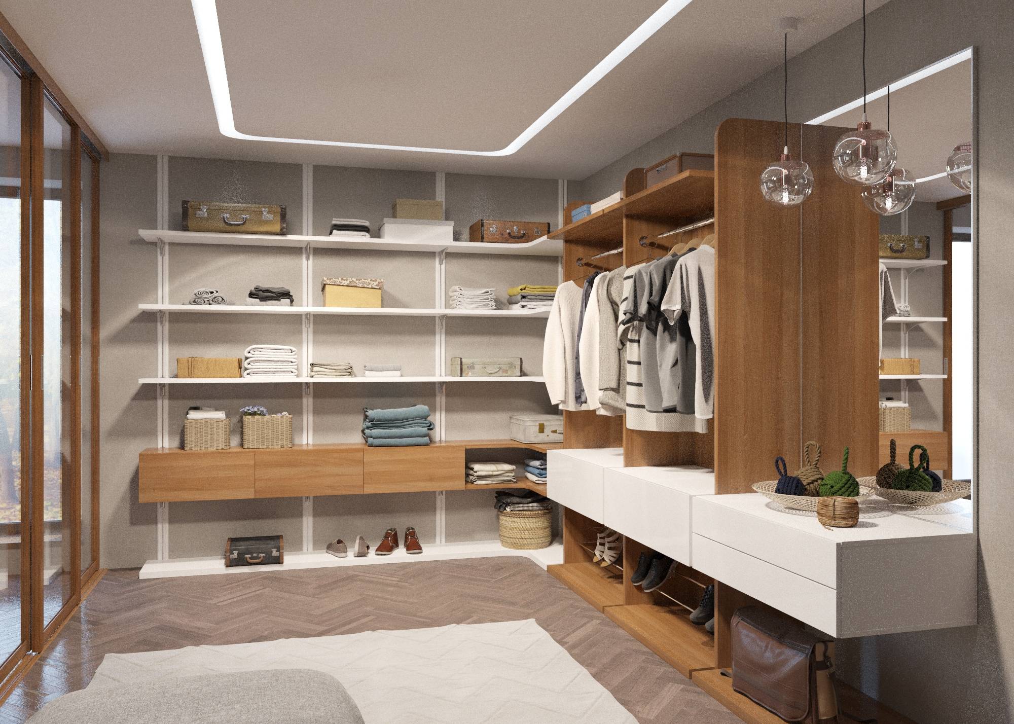 Встраиваемая мебель: гардеробные комнаты шкаф-купе