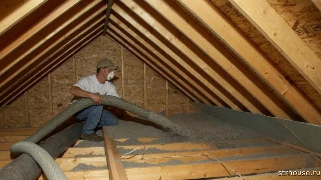 Как утеплить потолок в частном доме минеральной ватой