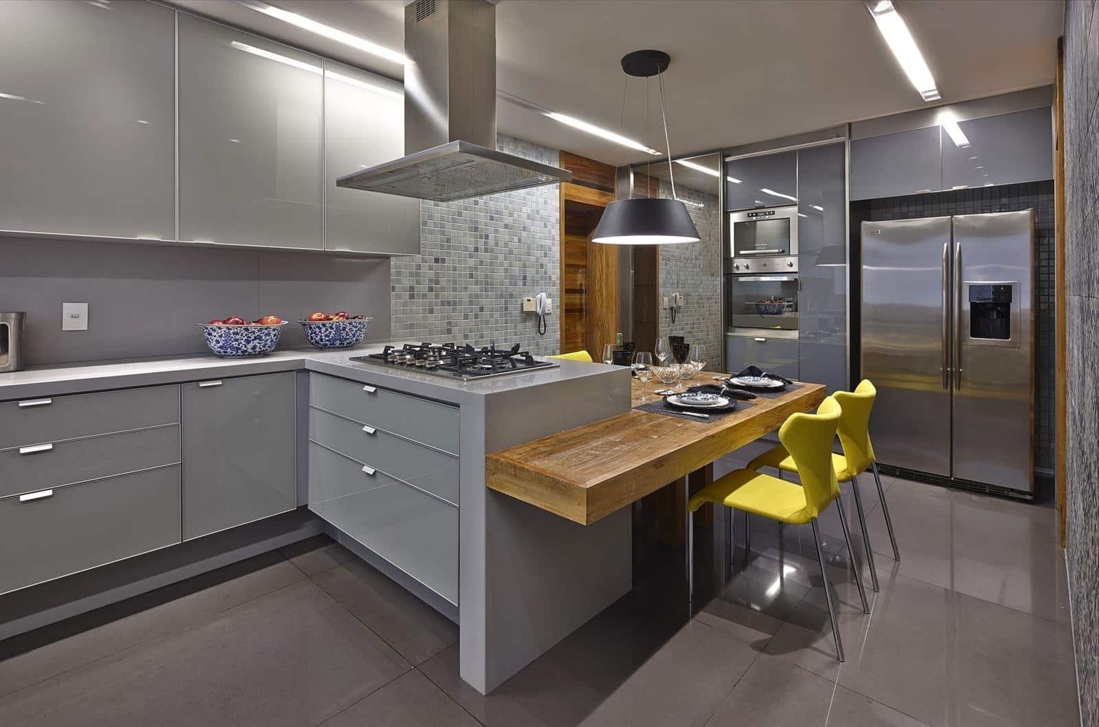 Серая кухня в интерьере (100 фото): сочетание серо-белых цветов в дизайне