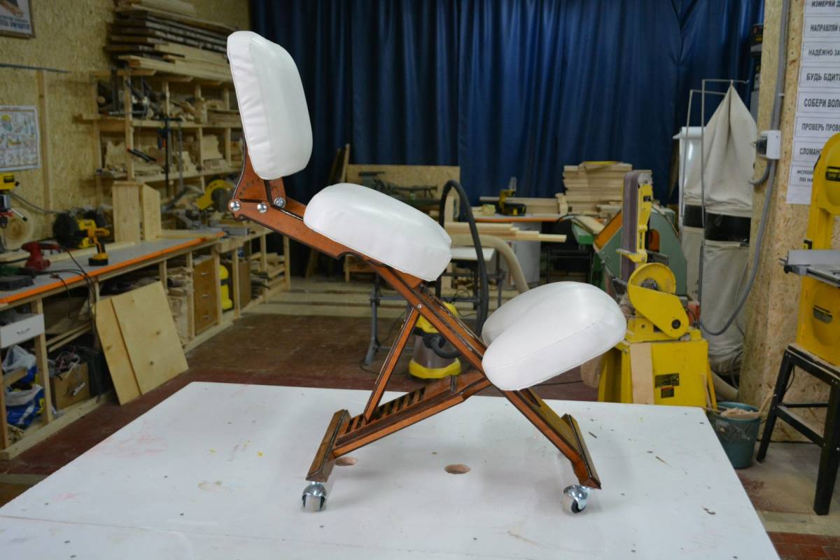 Коленный стул — виды и устройство моделей, как выбрать
