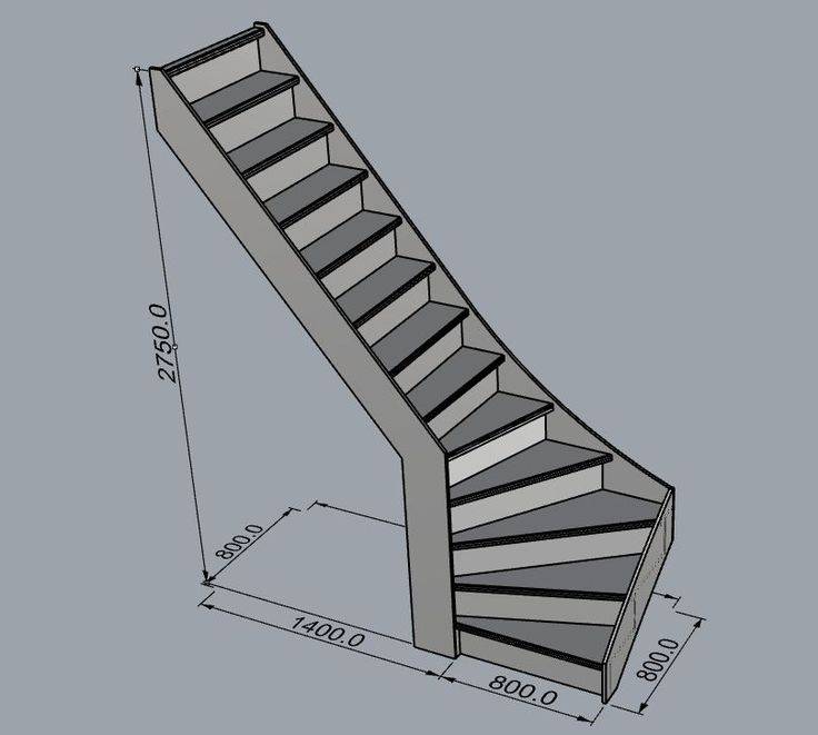 Строим лестницу на мансарду своими руками- обзор +чертежи и видео