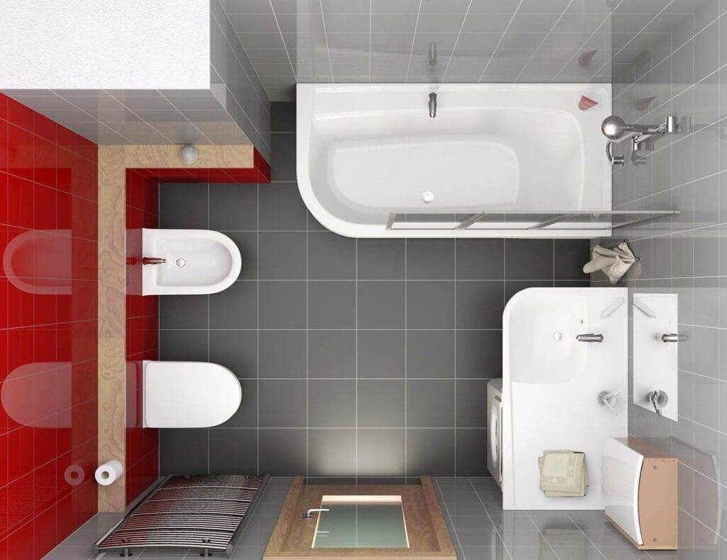 Ванная комната 4 кв метра дизайн фото