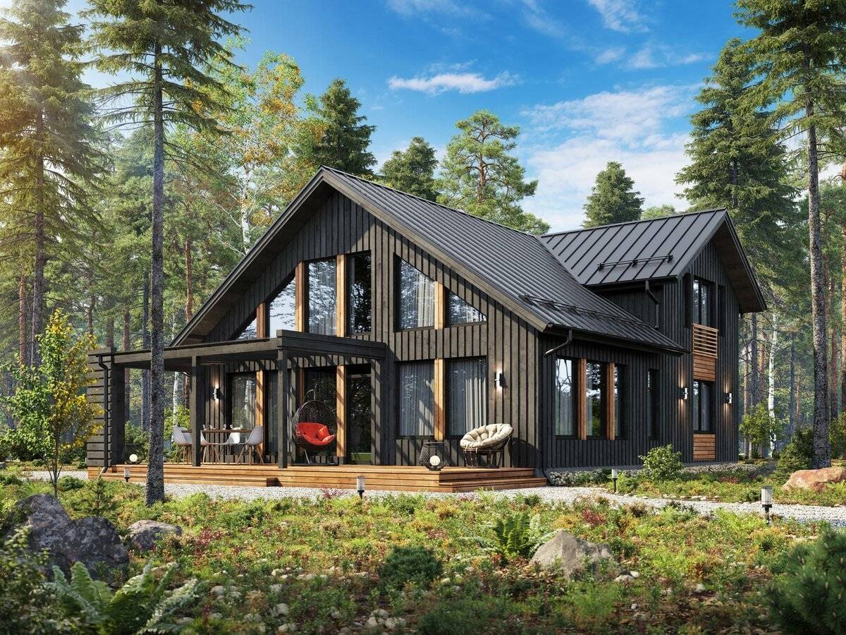 Скандинавские каркасные дома: проекты, конструкция и технология строительства