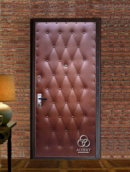 Обшивка двери дермантином своими руками: как обшить металлическое и деревянное полотно изнутри и снаружи (видео, фото)