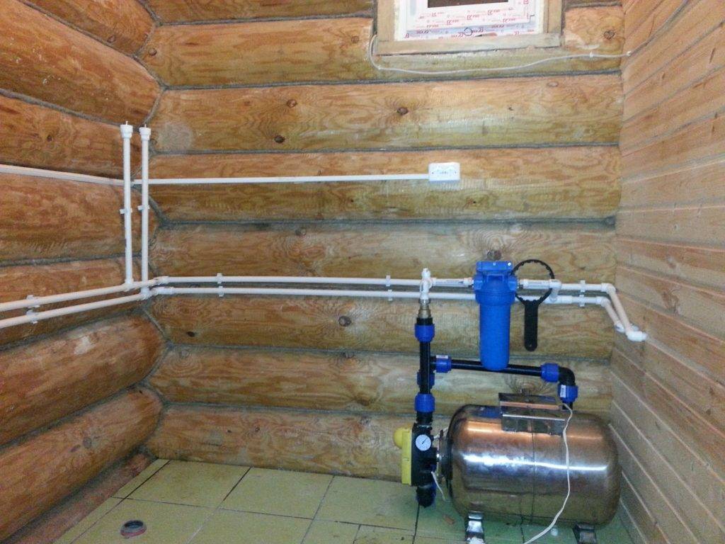 Водопровод в баню, чтобы не замерз зимой на vodatyt.ru