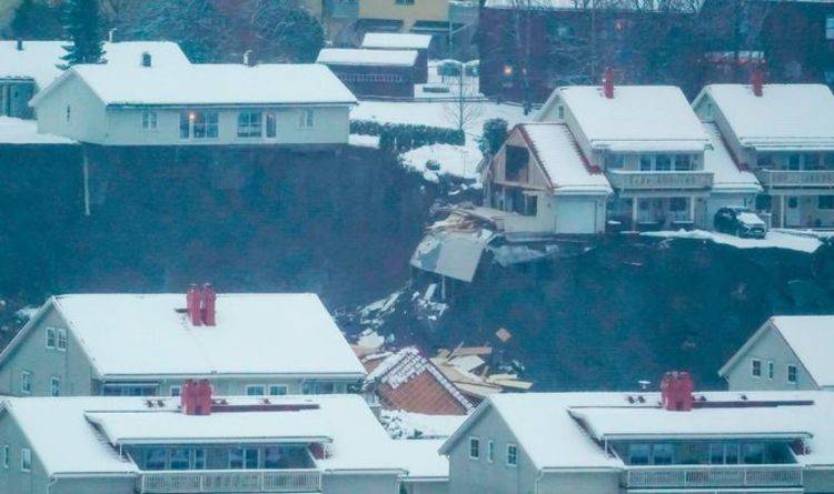 В норвегии оползень унес дома и виды инженерной защиты от них