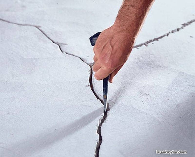 Чем заделать трещины в бетоне — методики ремонта и профилактика