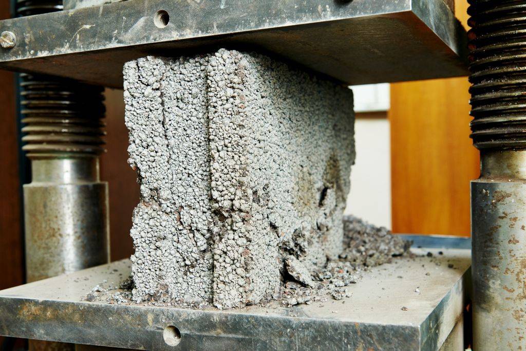 Определение прочности бетона: методы определения, гост