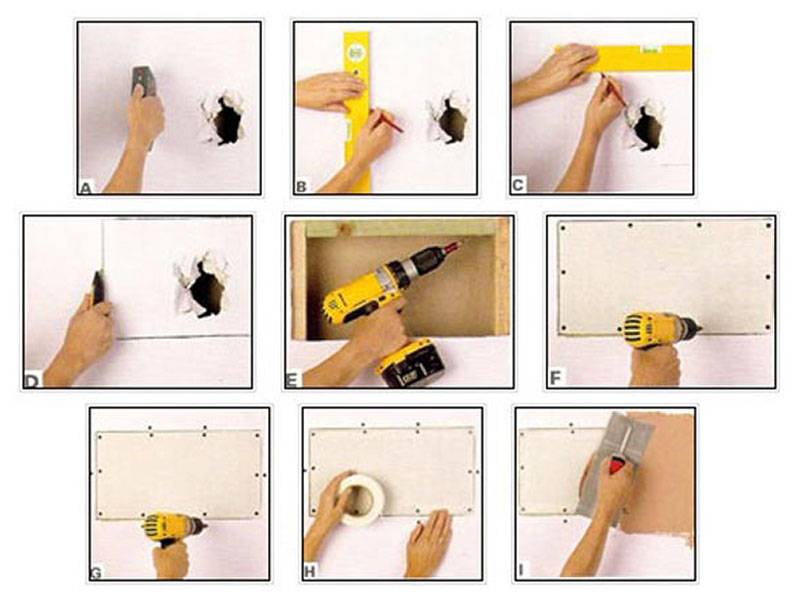 Чем заделать дыры в бетонной стене: фото и видео инструкция проведения работ, необходимые инструменты