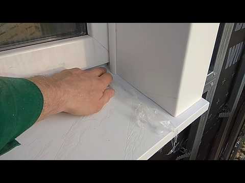 Установка откосов на пластиковые окна своими руками, как сделать