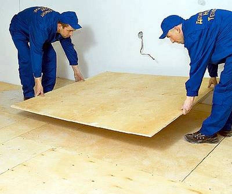 Укладка фанеры на бетонный пол - подробная инструкция!