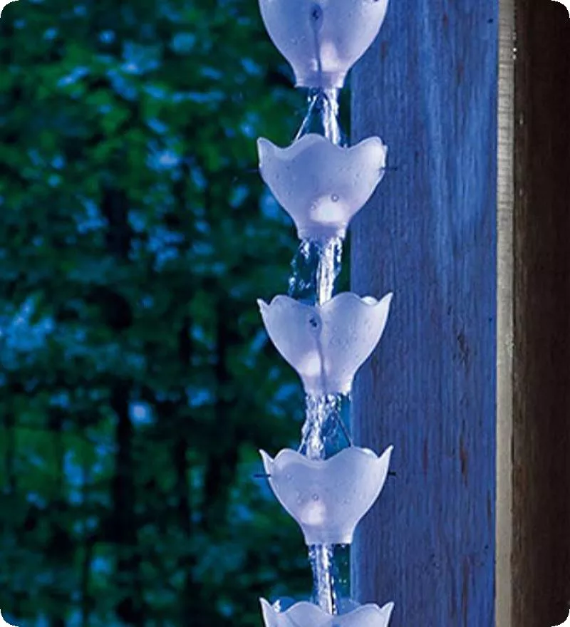 Водосток из пластиковых бутылок своими руками для слива воды с крыши