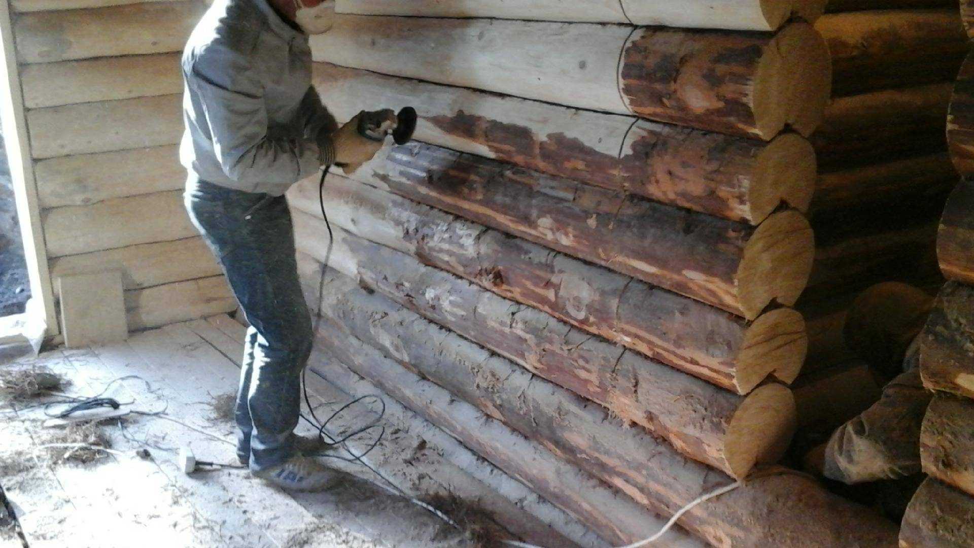 Обработка деревянной бани своими руками