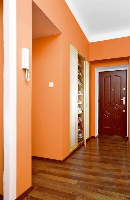 Обои оранжевого цвета: виды, дизайн и рисунки, оттенки, сочетания, фото в интерьере