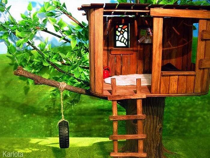 Домик на дереве своими руками: фото, чертежи, поэтапно делаем детский домик из дерева